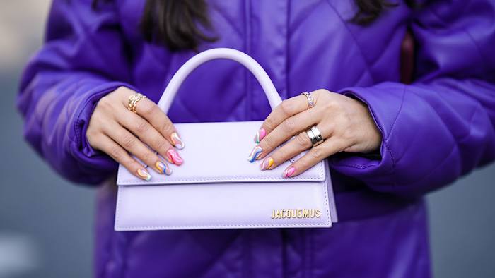 Samia Laaboudi’s nails during Paris Fashion Week.